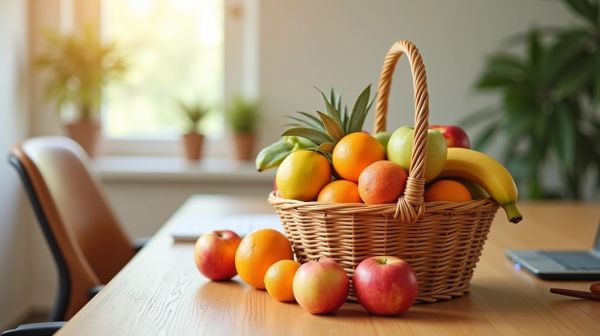 Adopter un panier de fruits au bureau pour des pauses saines et savoureuses